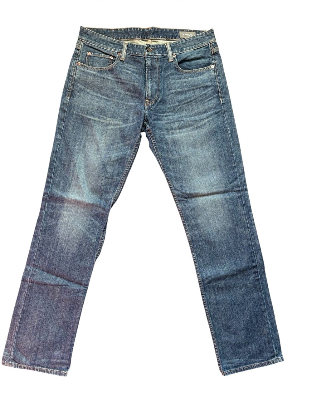 Bonobos Medium Wash Denim Men’s Straight Jeans Size 33W-32L